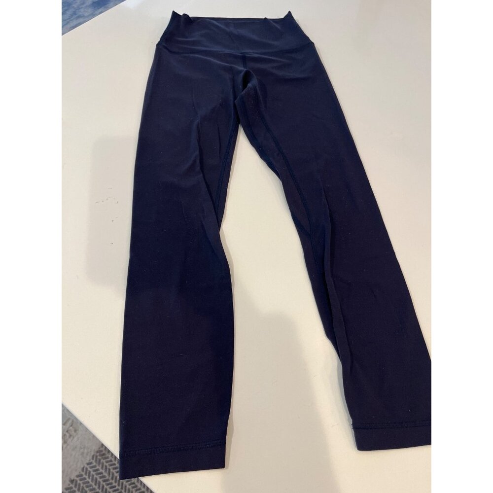 Lululemon High-Waisted Navy Blue Align Leggings Yoga Pants Womens Size S - Picture 6 of 9